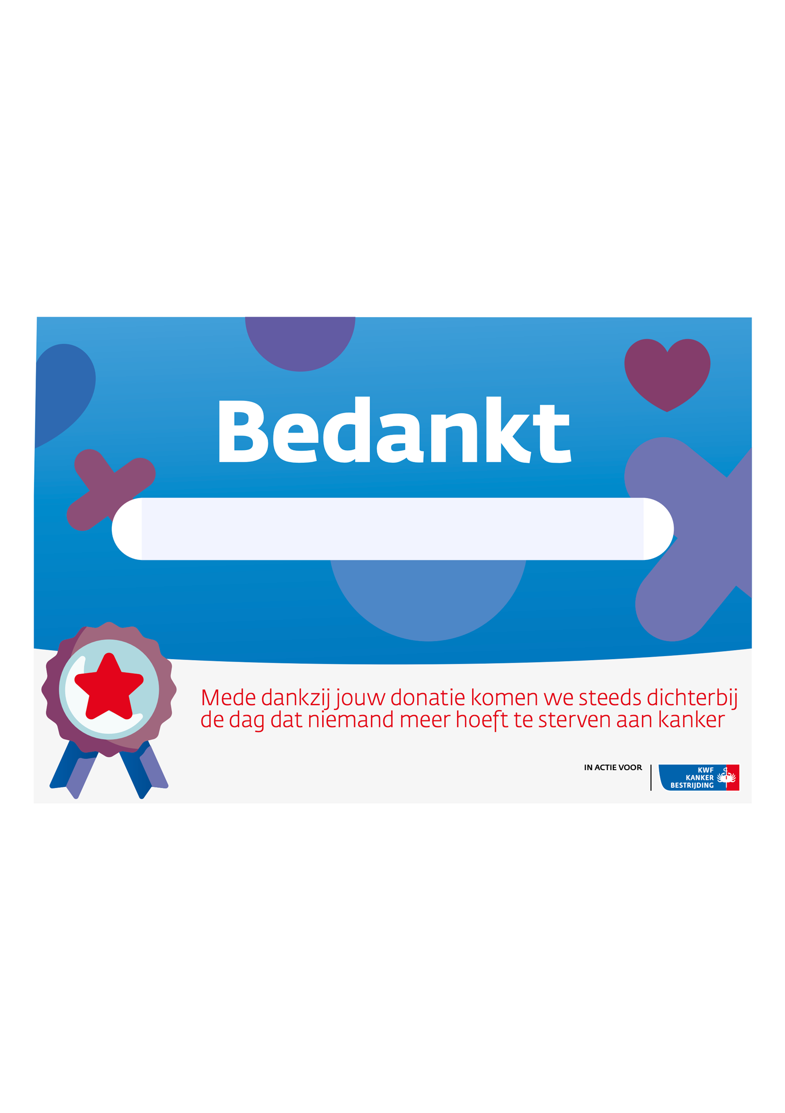 Bedank-certificaat