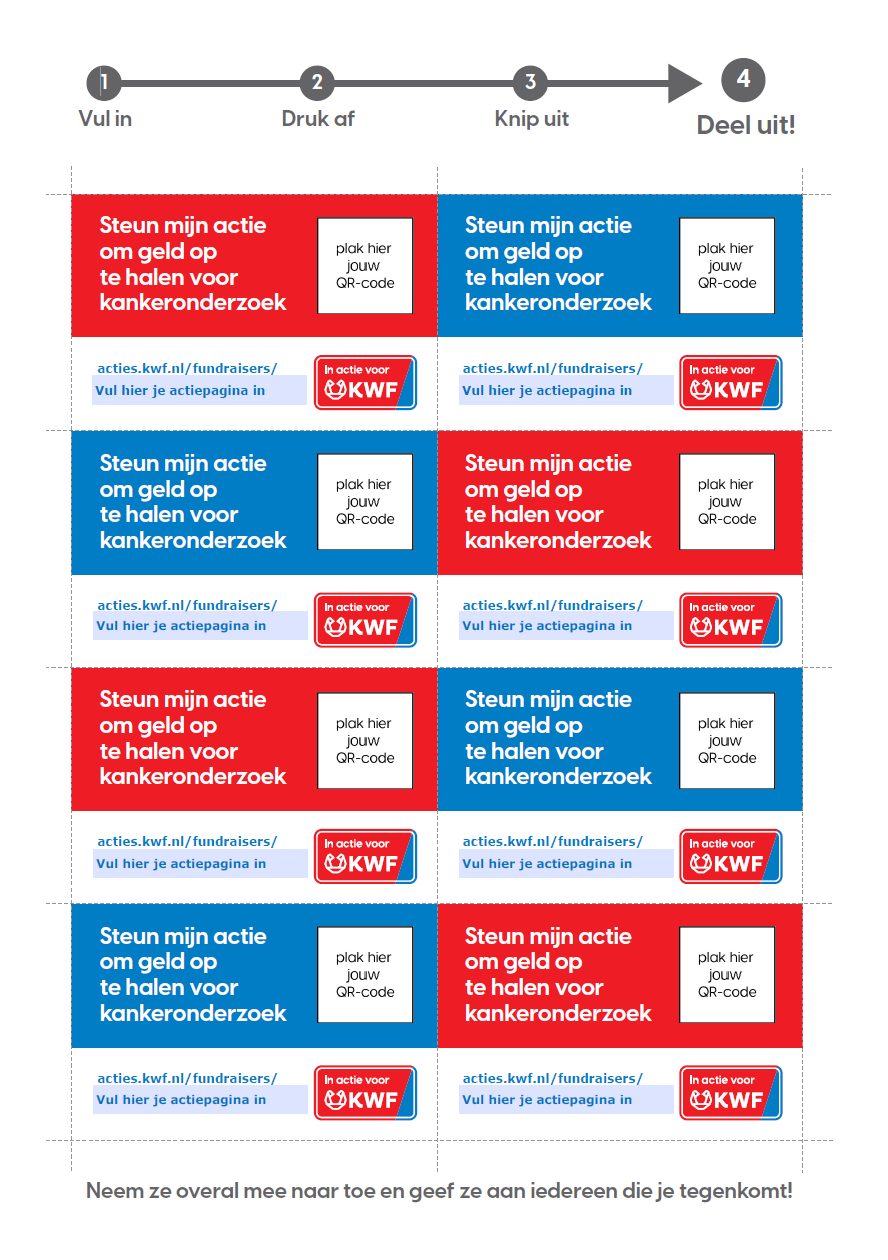 Actiekaartjes - QR-code