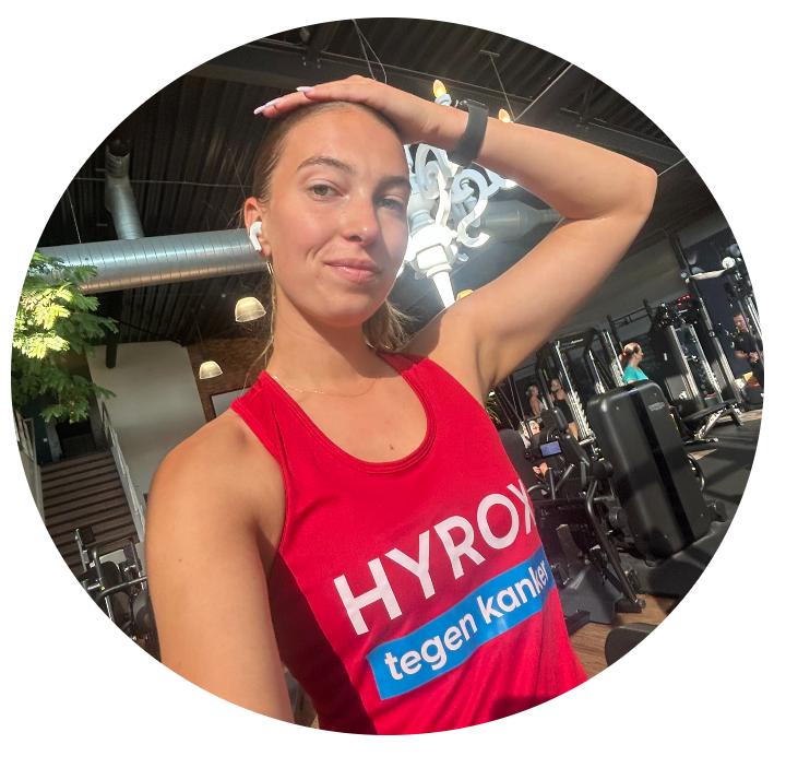 Demi bereid zich voor op haar HYROX tegen kanker uitdaging in Utrecht