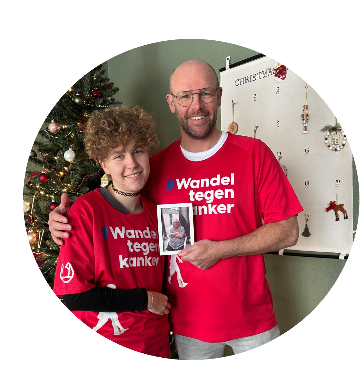 Sem en zijn vader wandelen tegen kanker tijdens de Neptunus Wandeltocht 2026