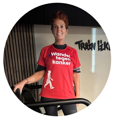 Sylvia wandelt tegen kanker tijdens de Rotterdam Marathon Walk