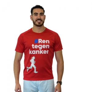 <nl>T-shirt - mannen - Ren tegen kanker</nl> <en>T-shirt - men - Run against cancer</en>
